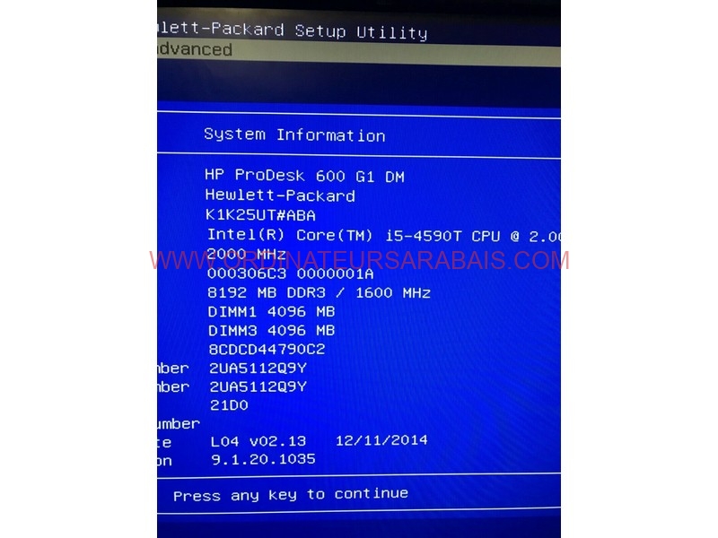HP Pro Desk Mini 600 G1