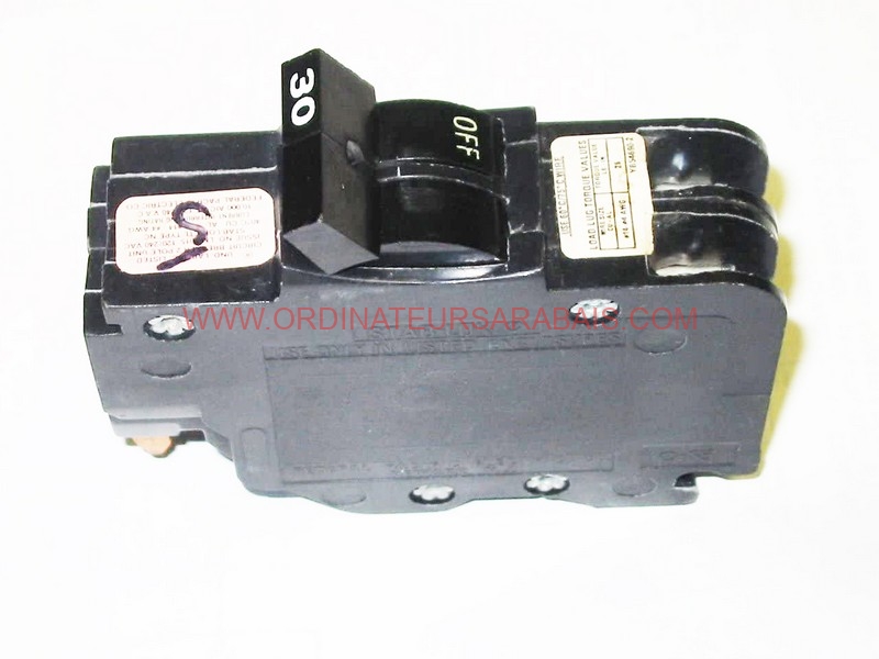 Federal Pioneer 30A 2 Poles Type NC Breaker Federal Pioneer 30A 2 Poles Type NC Breaker