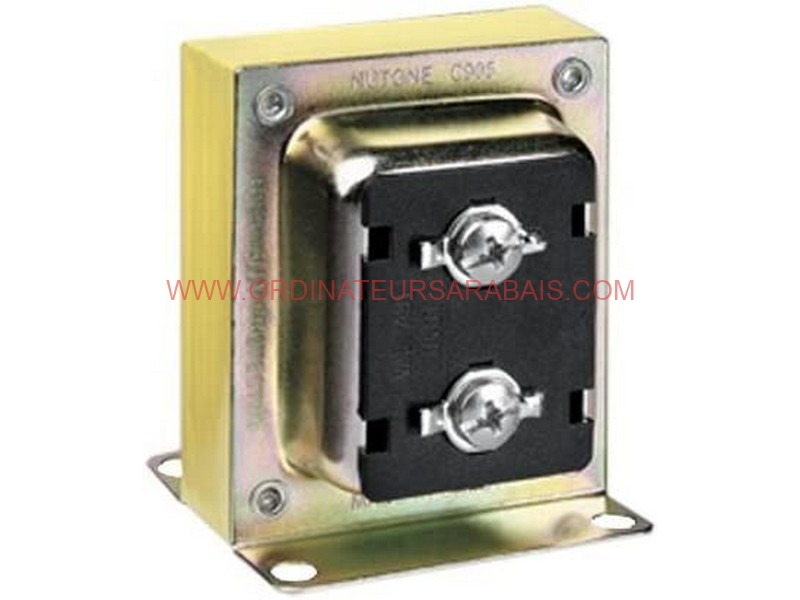 Broan Transformateur C905, sonnette, signalisation, 16 V, 10 VA, carillon simple BROAN TRANSFORMATEUR C905