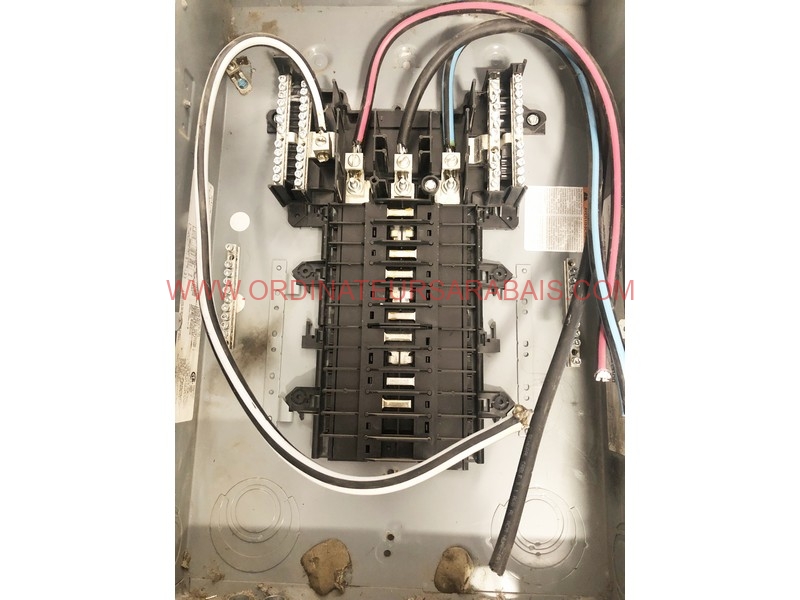 QO112M100PRB - PANNEAU ÉLECTRIQUE LOAD CENTER, QO, 1 PHASE, 12 SPACES, 24 CIRCUITS, 100A