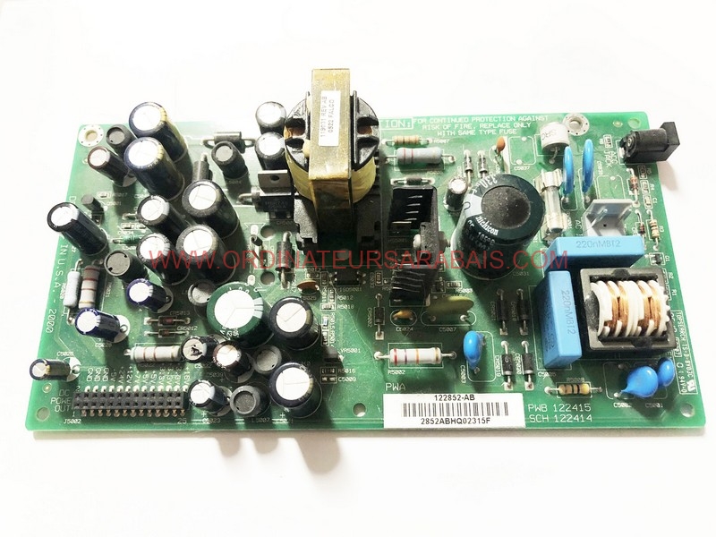Power Board 122852-AC, SCH 122414, PWB 122415 Power Board 122852-AC, SCH 122414, PWB 122415