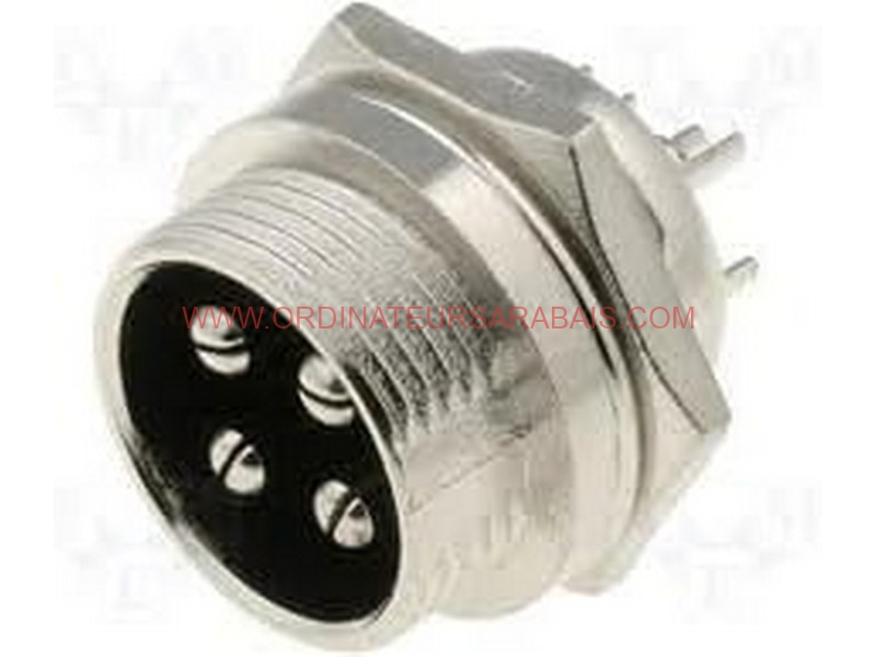 B00H579TXU Connecteur CB de Microphone Mâle 4 Broches B00H579TXU Connecteur CB de Microphone Mâle 4 Broches