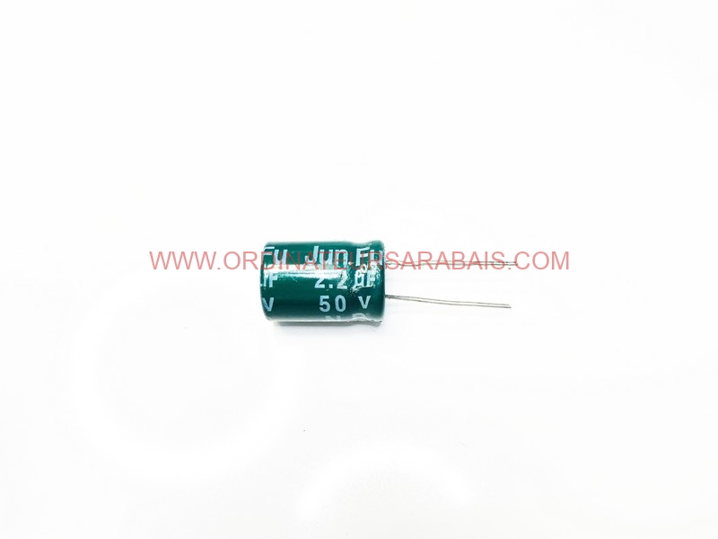 2,2 uF 50 VDC Condensateurs électrolytiques en aluminium - Aluminum Electrolytic Capacitors 2,2 uF 50 VDC Condensateurs électrolytiques en aluminium - Aluminum Electrolytic Capacitors
