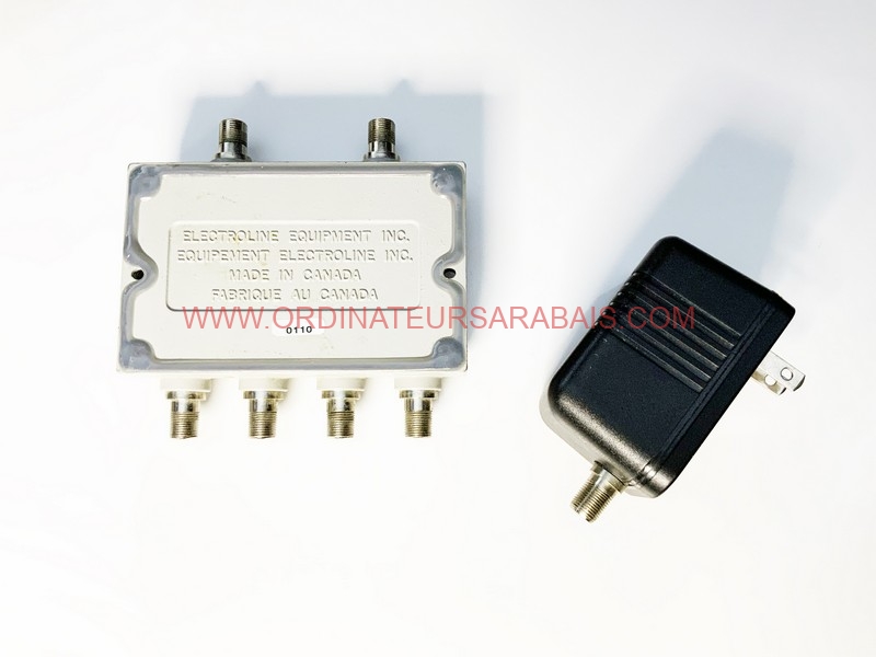 EDA 2400 4-port RFCATV Distribution Amplifier Electroline