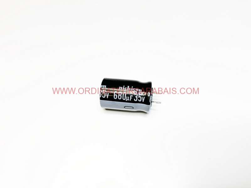 680uf 35v 105° C Condensateur électrolytique Radial en aluminium - Radial Aluminum Electrolytic Capacitor 680uf 35v 105° C Condensateur électrolytique Radial en aluminium - Radial Aluminum Electrolytic Capacitor