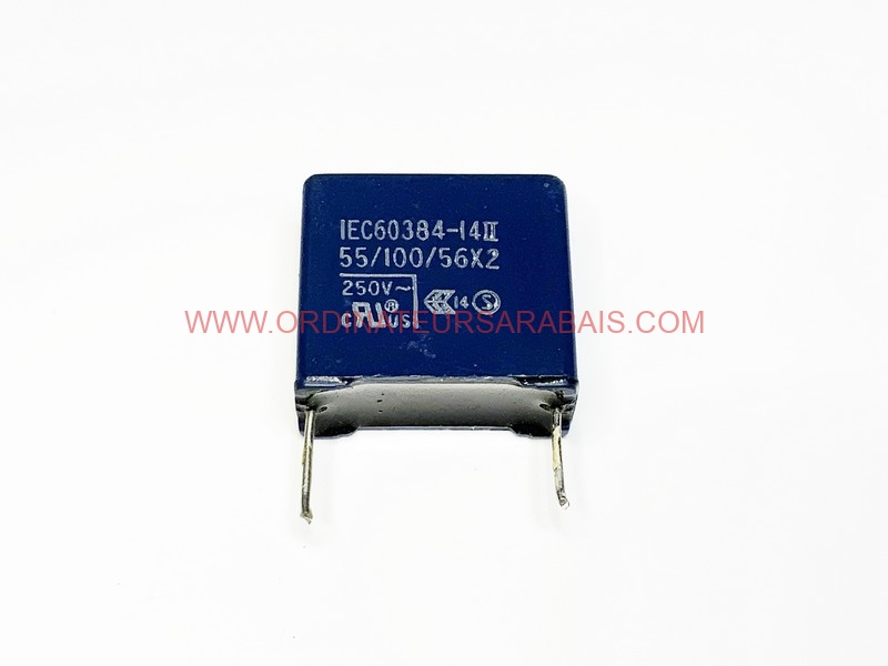 IEC60384-14II 5510056X2 Condensateur à film métallisé .22uf 275V - Metallized Film Capacitor IEC60384-14II 5510056X2 Condensateur à film métallisé .22uf 275V - Metallized Film Capacitor