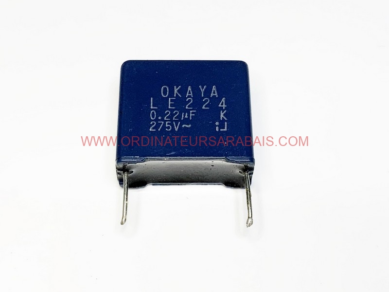 IEC60384-14II 5510056X2 Condensateur à film métallisé .22uf 275V - Metallized Film Capacitor