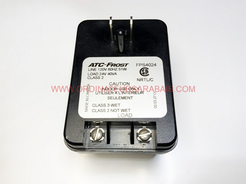 FPS4024 Adaptateur Transformateur UL classe 2 24V 40VA FPS4024 Adaptateur Transformateur UL classe 2 24V 40VA