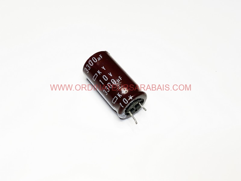 3300uF 10v 105° C Condensateur électrolytique Radial en aluminium - Radial Aluminum Electrolytic Capacitor 3300uF 10v 105° C Condensateur électrolytique Radial en aluminium - Radial Aluminum Electrolytic Capacitor