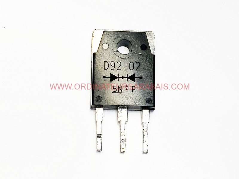 D92-02 220V 20 A Low Loss Super High Speed Rectifier - Diode de récupération rapide pour circuit intégré D92-02 220V 20 A Low Loss Super High Speed Rectifier - Diode de récupération rapide pour circuit intégré