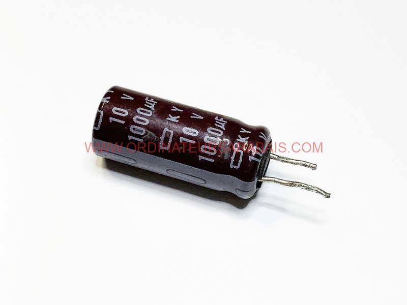 1000uF 10v 105° C Condensateur électrolytique Radial en aluminium - Radial Aluminum Electrolytic Capacitor 1000uF 10v 105° C Condensateur électrolytique Radial en aluminium - Radial Aluminum Electrolytic Capacitor