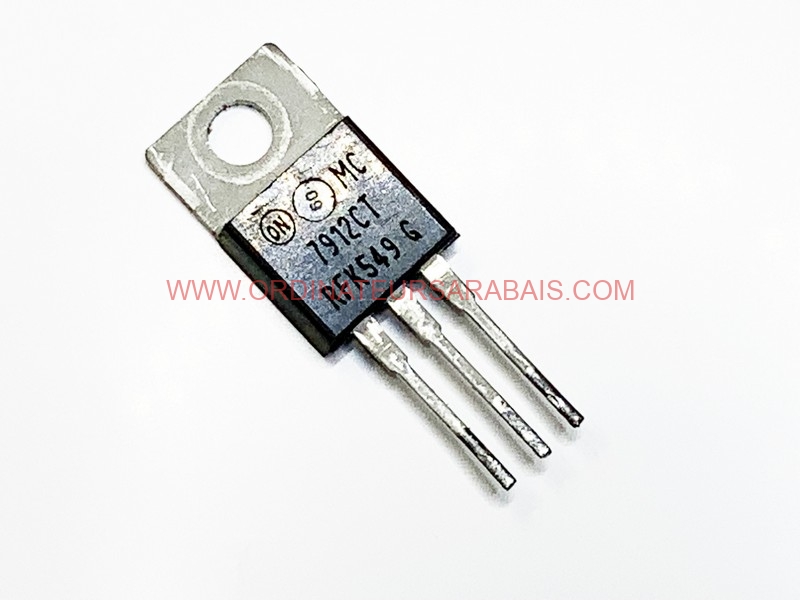 7912CT 12V 1500mA Negative Voltage Regulator - Régulateur de tension négative 7912CT 12V 1500mA Negative Voltage Regulator - Régulateur de tension négative