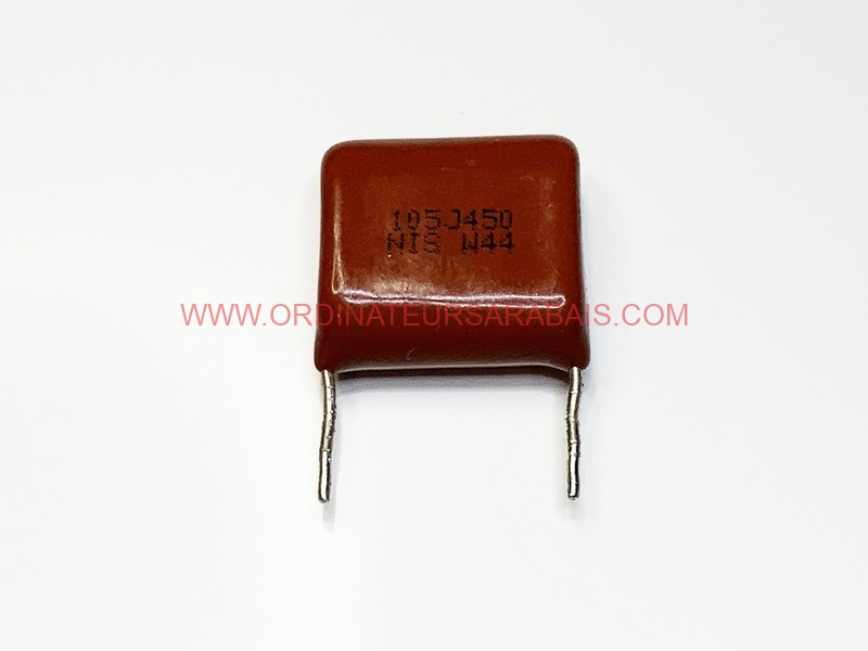 105J 450V Condensateur à film métallisé P=15MM - Metallized film capacitor 105J 450V Condensateur à film métallisé P=15MM - Metallized film capacitor