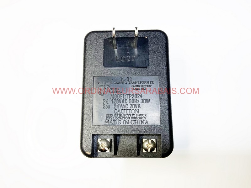 TP2024 24VAC 20A | Adaptateur Transformateur CSA UL Classe 2v TP2024 24VAC 20A | Adaptateur Transformateur CSA UL Classe 2