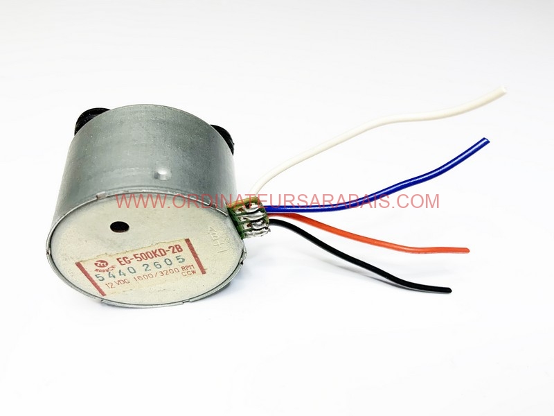EG-500KD-2B 12VDC 1600-2300 RPM Vintage Cassette Deck Motor Mabuchi Moteur de lecteur cassette