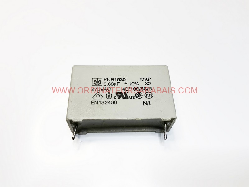 KNB1530 MKP X2 0.68uF 275VAC 4011056B EN132400 Film Capacitor Condensateur à film KNB1530 MKP X2 0.68uF 275VAC 4011056B EN132400 Film Capacitor Condensateur à film