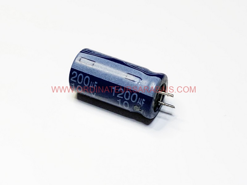 1200uF 10v 105° C Condensateur électrolytique Radial en aluminium - Radial Aluminum Electrolytic Capacitor 1200uF 10v 105° C Condensateur électrolytique Radial en aluminium - Radial Aluminum Electrolytic Capacitor