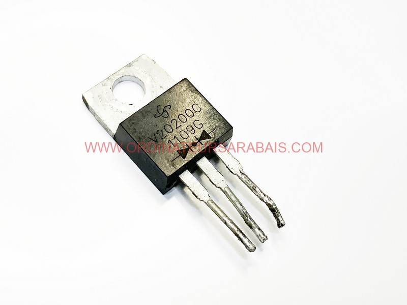 V20200C 200V 10Ax2 Dual Power Schottky Rectifier Redresseur de puissance à double diode Schottky V20200C 200V 10Ax2 Dual Power Schottky Rectifier Redresseur de puissance à double diode Schottky