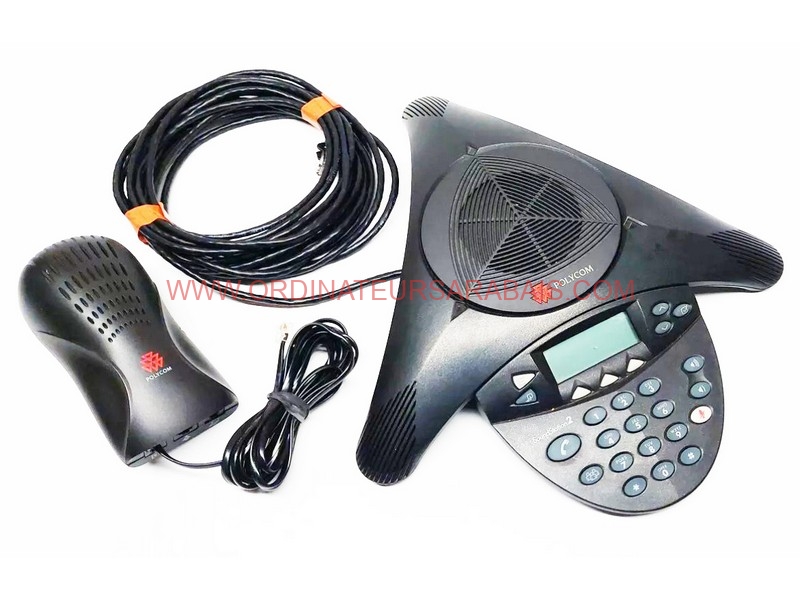 2201-16000-601 Polycom SoundStation2 non-extensible avec affichage Téléphone conférence 2201-16000-601 Polycom SoundStation2 non-extensible avec affichage Téléphone conférence