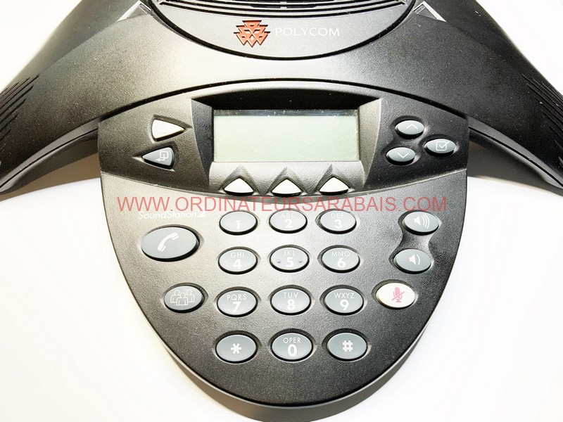 2201-16000-601 Polycom SoundStation2 non-extensible avec affichage  Téléphone conférence