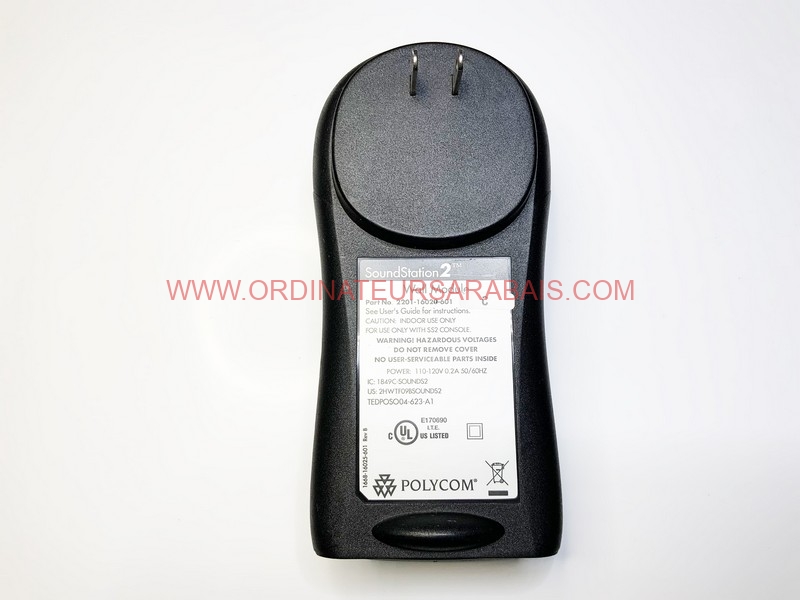 2201-16000-601 Polycom SoundStation2 non-extensible avec affichage  Téléphone conférence 2201-16000-601 Polycom SoundStation2 non-extensible avec affichage Téléphone conférence