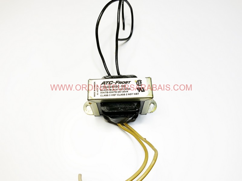 ATC-FROST FTB2024PBC-100 Transformateur 24v 20VA Classe 2 & 3 ATC-FROST FTB2024PBC-100 Transformateur 24v 20VA Classe 2 & 3
