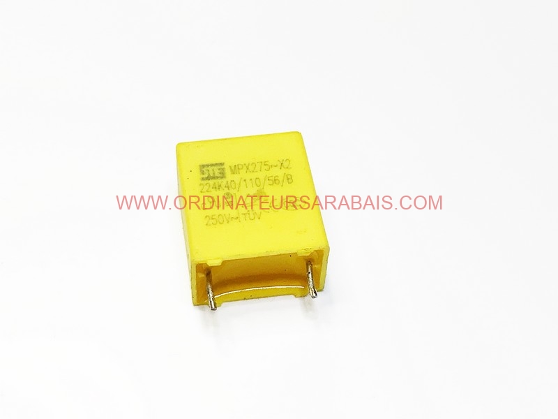 MPX275-X2 224K 4011056B Condensateur à film métallisé .22uF 275V - Metallized Film Capacitor MPX275-X2 224K 4011056B Condensateur à film métallisé .22uF 275V - Metallized Film Capacitor