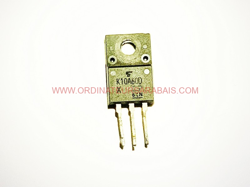 TK10A60D 600V 10A Transistor N-MOSFET 45W Transistor à effet de champ TK10A60D 600V 10A Transistor N-MOSFET 45W Transistor à effet de champ