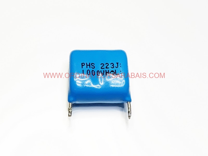 223J 1000V Condensateur à film métallisé - Metallized film capacitor 223J 1000V Condensateur à film métallisé - Metallized film capacitor