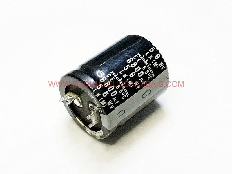 6800uF 56wv 85° C Condensateur électrolytique Radial en aluminium - Radial Aluminum Electrolytic Capacitor 6800uF 56wv 85° C Condensateur électrolytique Radial en aluminium - Radial Aluminum Electrolytic Capacitor