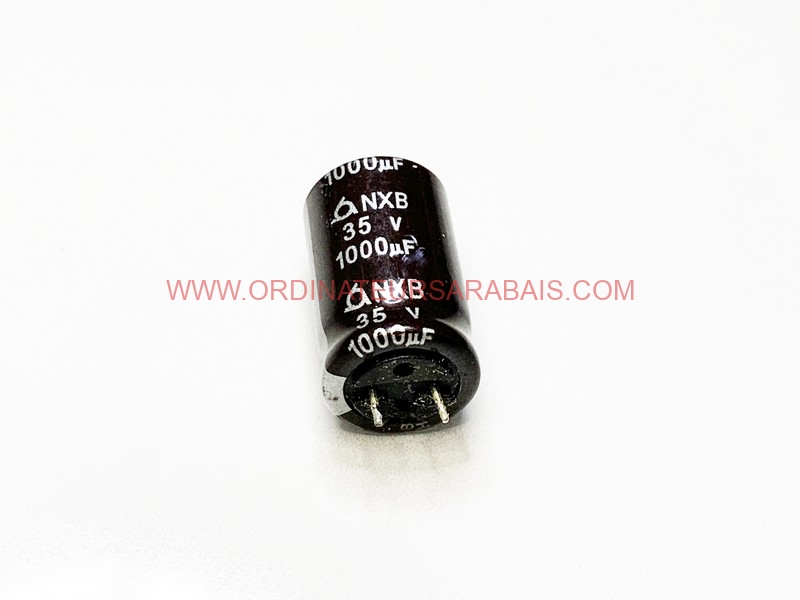 1000uF 35v 105° C Condensateur électrolytique Radial en aluminium - Radial Aluminum Electrolytic Capacitor 1000uF 35v 105° C Condensateur électrolytique Radial en aluminium - Radial Aluminum Electrolytic Capacitor