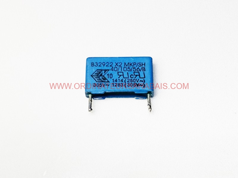B32922 X2 MKPSH 4010556B Safety Capacitor 2.2uF 305volts - Condensateur de sécurité B32922 X2 MKPSH 4010556B Safety Capacitor 2.2uF 305volts - Condensateur de sécurité