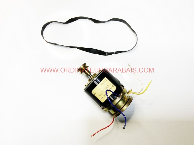 MAX-13V2L 8V-12V VINTAGE DC Motor WBelt  Moteur vintage avec courroie