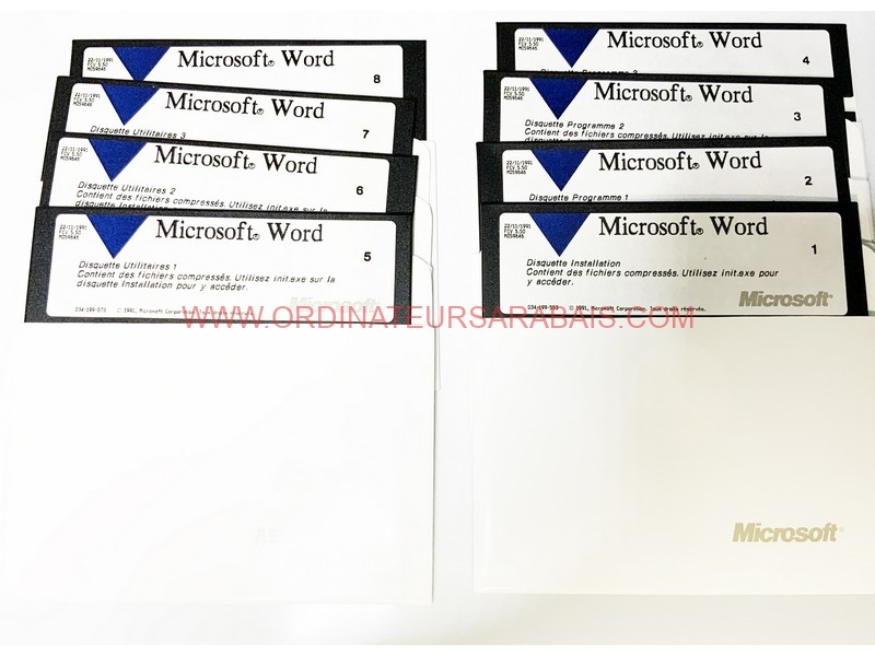 Microsoft Word 5.5 Complete W/Box and manuals - Original Genuine 16 floppy 5.25" disks Software Microsoft Word 5.5 Complete W/Box and manuals - Original Genuine 16 floppy 5.25" disks Software