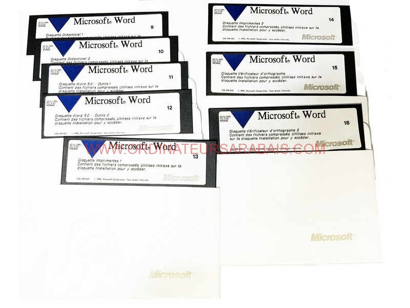 Microsoft Word 5.5 Complete W/Box and manuals - Original Genuine 16 floppy 5.25" disks Software Microsoft Word 5.5 Complete W/Box and manuals - Original Genuine 16 floppy 5.25" disks Software