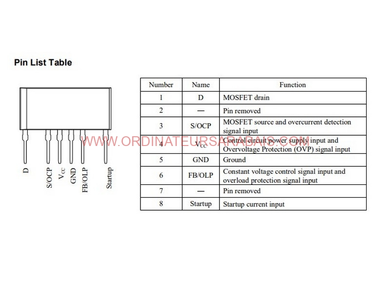 STRV153 STR-V153 650V PRC Off-Line Switching Regulator Régulateur de commutation hors ligne PRC STRV153 STR-V153 650V PRC Off-Line Switching Regulator Régulateur de commutation hors ligne PRC