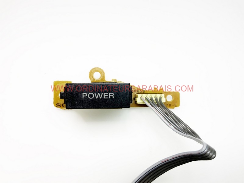 Sony 1-651-570-E  TC-WR801ES deck Power switch 120VAC - Interrupteur Vintage de lecteur cassette