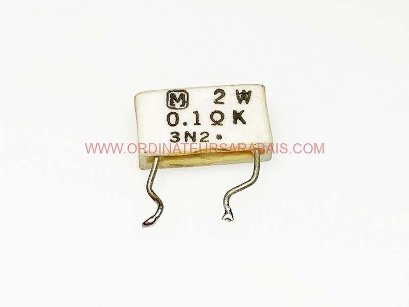 2W 0.1 Ohm High Quality Wirewound Radial Lead Cement Resistor 2W 0.1 Ohm High Quality Wirewound Radial Lead Cement Resistor