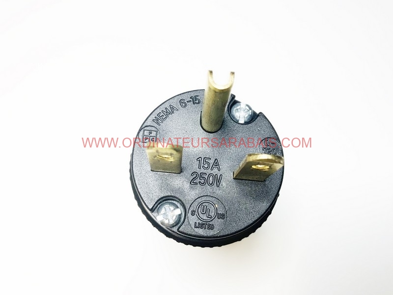 NEMA 6-15 15A 250V Lame droite Prise Industrielle - Connecteur d'alimentation NEMA 6-15 15A 250V Lame droite Prise Industrielle - Connecteur d'alimentation