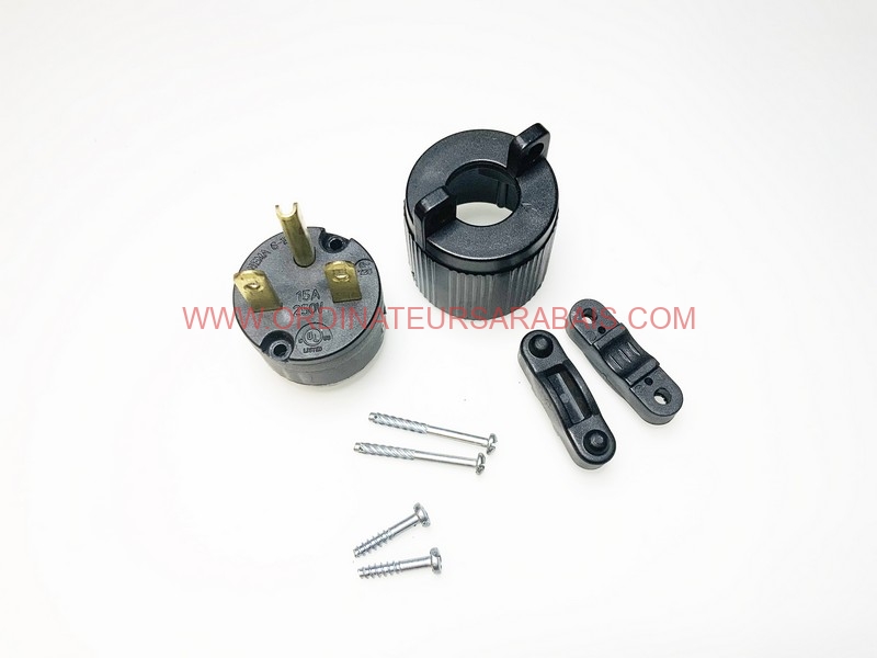 NEMA 6-15 15A 250V Lame droite Prise Industrielle - Connecteur d'alimentation