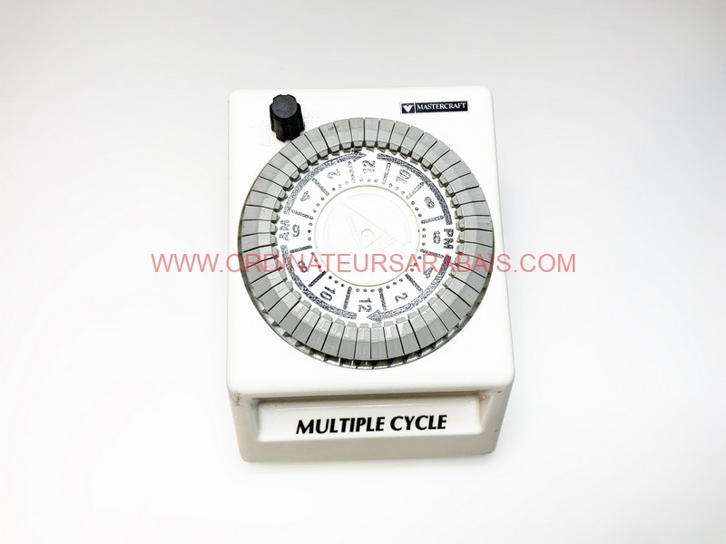 E10694 52-8853-8 Mastercraft Programmable Mechanical Indoor Timer - 24 hours E10694 52-8853-8 Mastercraft Programmable Mechanical Indoor Timer - 24 hours