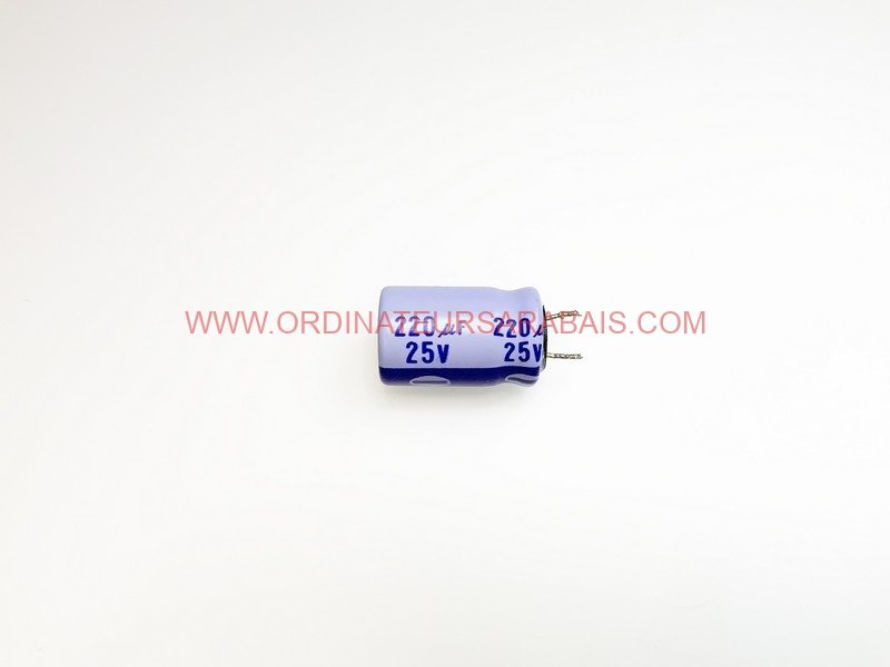 220uF 25v 85° C Radial Aluminum Electrolytic Capacitor 220uF 25v 85° C Radial Aluminum Electrolytic Capacitor