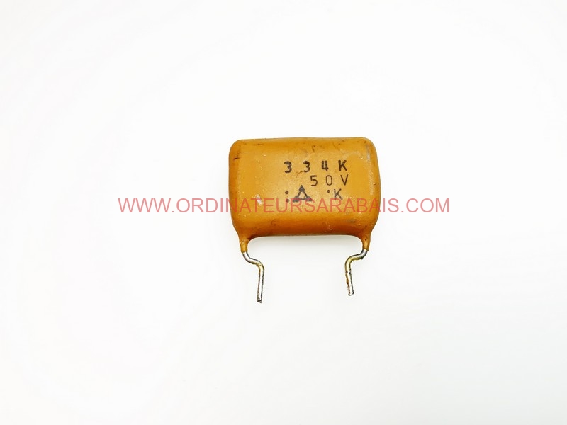 334K ( .33uF ) 50V Metal film capacitor 334K ( .33uF ) 50V Metal film capacitor