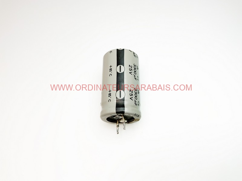 3300uF 25v 85° C Radial Aluminum Electrolytic Capacitor 3300uF 25v 85° C Radial Aluminum Electrolytic Capacitor