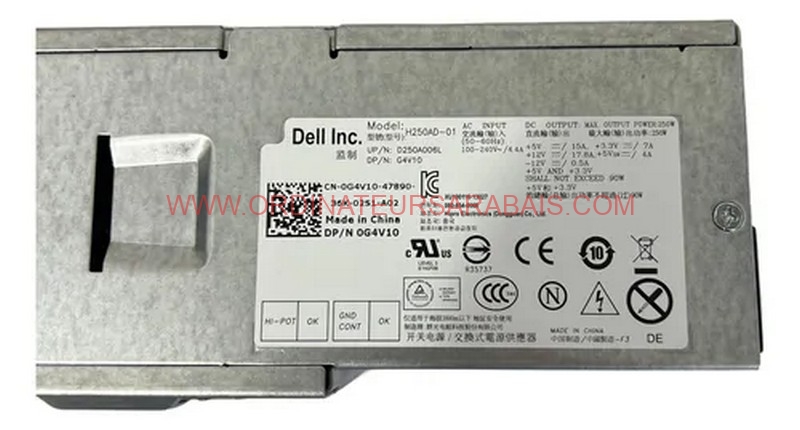 DELL H250AD-01 250W Genuine Power Supply Unit DELL H250AD-01 250W Genuine Power Supply Unit