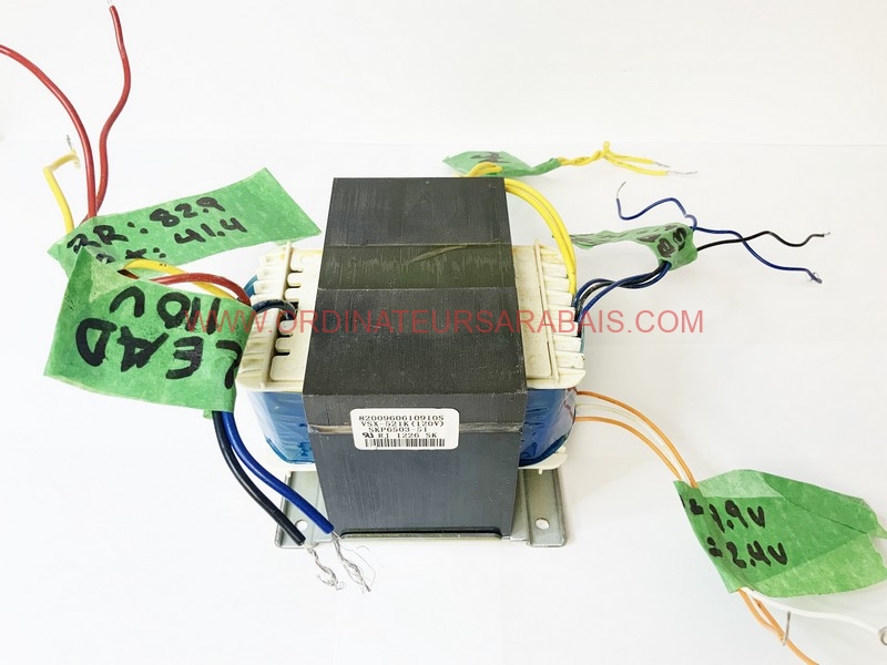 PIONEER SKP6503-51 Transformateur 2.4VAC - 4.9VAC - 11.1VAC - 14.1VAC - 28.4VAC - 41.4VAC - 82.9VAC