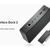 Microsoft Surface Dock 2 USB-C, Ethernet Gigabit, USB-A, Audio 3.5 mm, double 4K à 60 Hz
