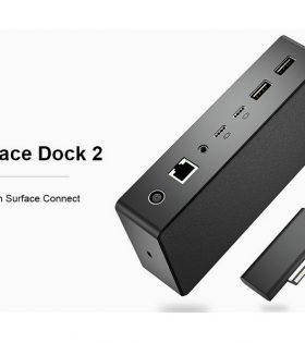 Microsoft Surface Dock 2 USB-C, Ethernet Gigabit, USB-A, Audio 3.5 mm, double 4K à 60 Hz