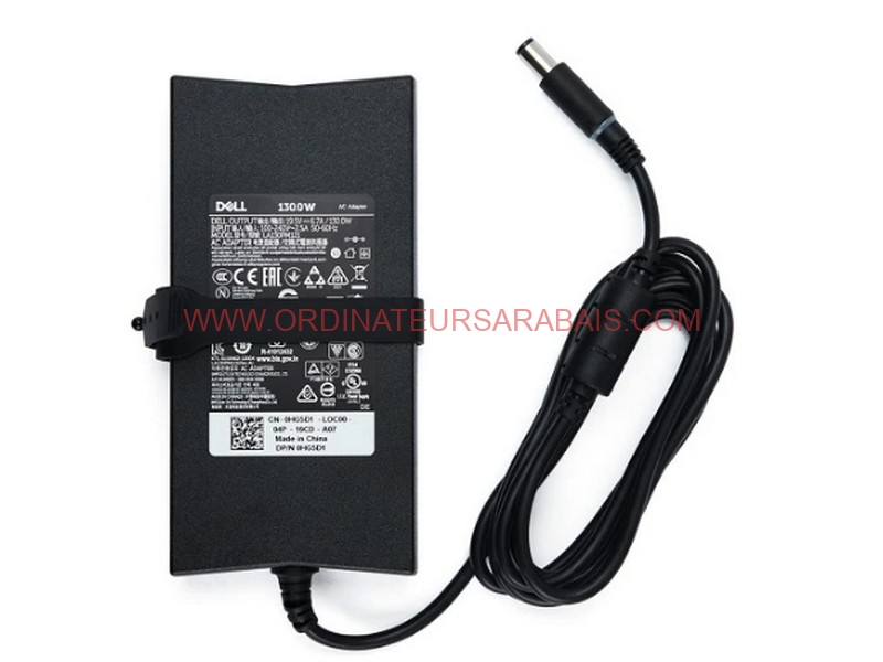 NEUF  Dell DA130PE1-00 FA130PE1-00 LA130PM121 AC Adapter Charger with Power Cord 130W