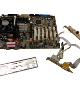 Carte-mère P4B533 Socket 478 + CPU + Mémoire + IO Plate